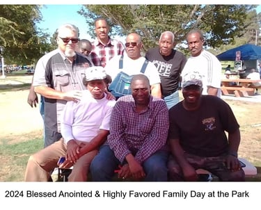 group of men at the park