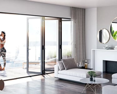 Bifold Doors, Metal Bifold Doors, Aluminum Bifold Doors