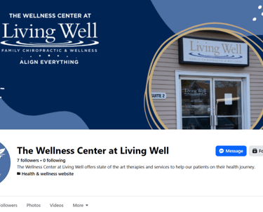 Living Well Chiropractic Facebook Page