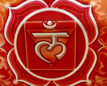 Root Chakra's  red  symbol
