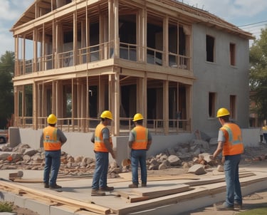 A tall building with a facade made of brown bricks. The structure features multiple small balconies, each equipped with an air conditioning unit. The windows are modern and vertically aligned, contributing to a streamlined architectural appearance.