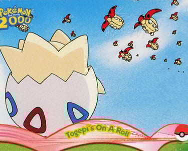 1 Togepi's On A Roll Topps Pokémon The first Movie 2000