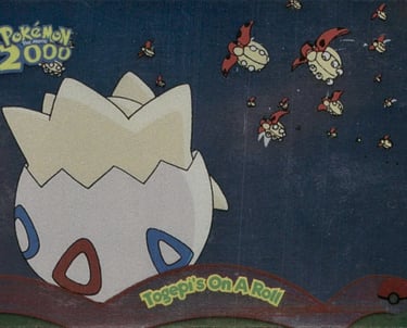 1 Togepi's On A Roll Topps Pokémon The first Movie 2000 silver foil