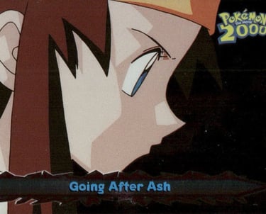 28 Going After Ash Topps Pokémon The Movie 2000 silver foil