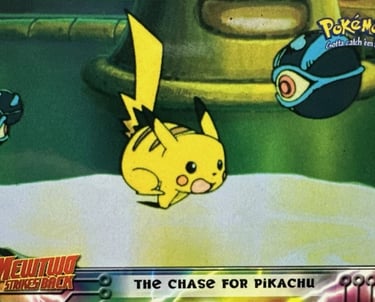 28 The Chase For Pikachu Topps Pokémon The First Movie