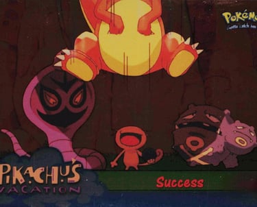 55 Sucess Topps Pokémon The First Movie silver foil