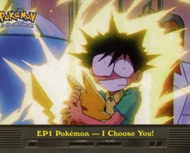 EP1 Pokémon - I Choose You! Topps Pokémon series 2 US