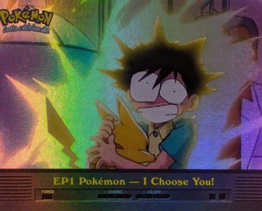 EP1 Pokémon - I Choose You! Topps Pokémon series 2 US rainbow foil