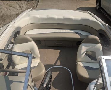 1996 Four Winns marine vinyl upholstery