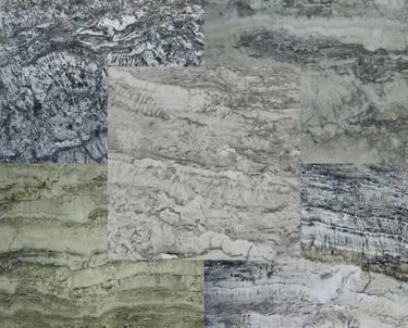 Silver Travertine Slabs