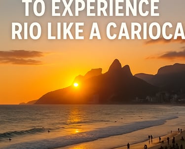 rio por do sol