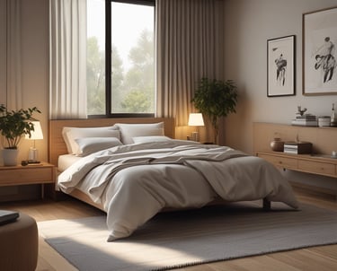 brown wooden framed yellow padded chair