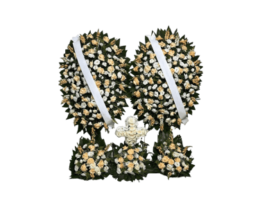 Conjunto de Flores A Luxo II consolare