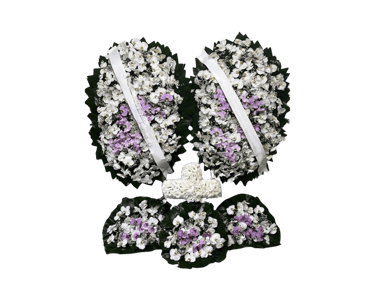 Conjunto de Flores A Luxo III consolare