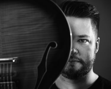 Emil Nordström, music producer, guitarist, and composer based in Vaasa, Finland.