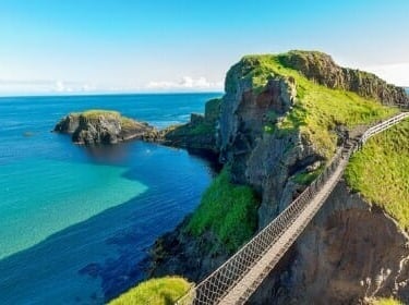 walking at Giants Causeway Ireland