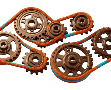 Des engrenages de Handiref