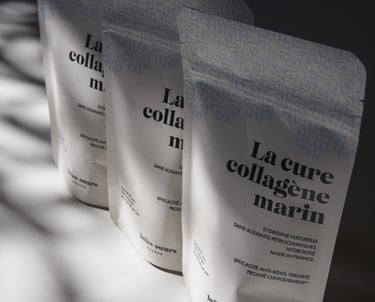 3 sachets de la cure de collagène marin, compléments alimentaires Belles Soeurs