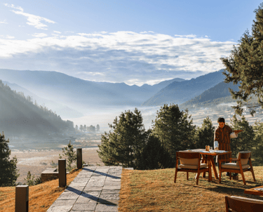 Amankora-Gangtey-Bhutan-Lodge-Overlooking-Phobjikha-Valley-View