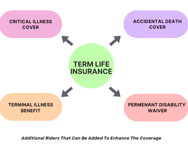 term life insurance riders