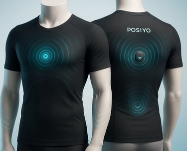 posiyo with vibration feedback for posture correction
