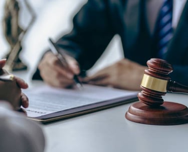 a judge's gavel gavel and a judge's gavel