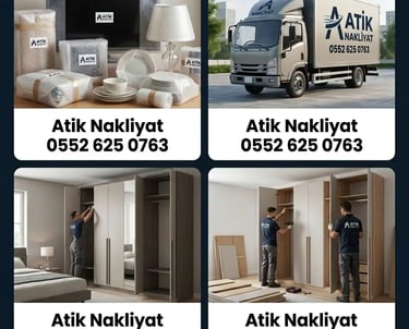 Antalya içi güvenli taşımacılık için Atik Nakliyat kapalı kasa nakliye aracı ve eşya transfer süreci