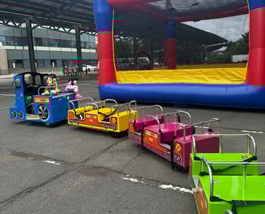 Trackless train for rent