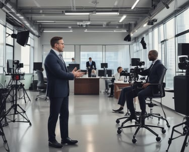 An iconic sign reading 'Beverly Hills' is set against a backdrop of lush greenery and tall trees. Below the sign, there is a manicured flowerbed with vibrant green plants. The sky above is clear with soft, wispy clouds.