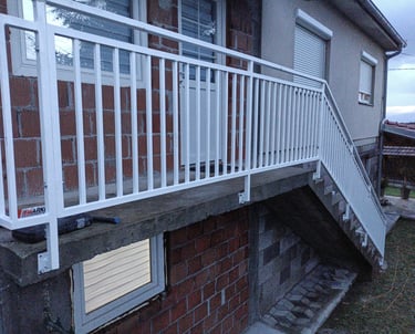 Spoljašnji gelender Kragujevac – metalni gelender po meri
