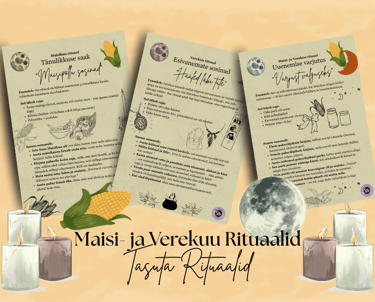 Maisikuu Rituaalid Verekuu Rituaalid Soul Sisters Tarot