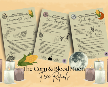 Corn & Blood Moon September 2025 Soul Sisters Tarot