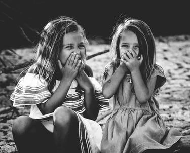Children Giggle
