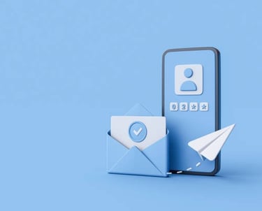 a smartphone phone with a paper airplane and a paper airplane