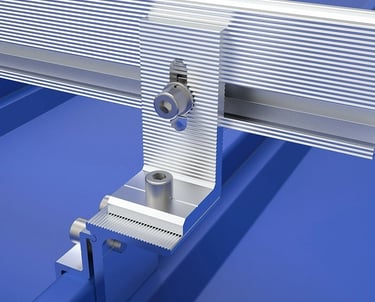 L Foot Metal Roof Solar Mounts