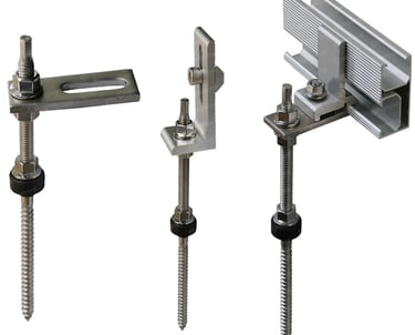 Solar Mounting System Wood Thread Hanger Bolt