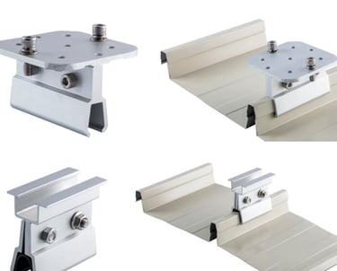 Standing Seam Roof Hook Solar Panels Clamp