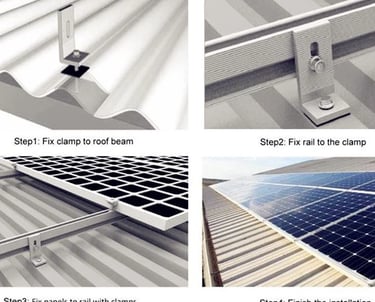 L Feet For-metal-roof-solar Mounting System