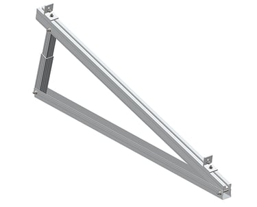 Adjustable tilt triangle mounting rack