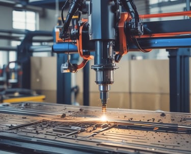 A clock on the side of a building in a city
