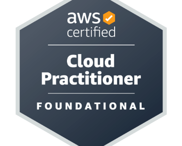 AWS Certified Cloud Practitioner Foundational badge for core cloud knowledge