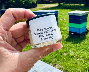 bičių pienelis - royal jelly