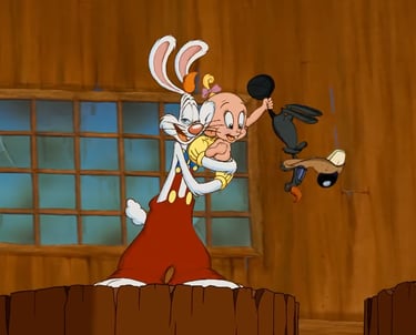 Roger Rabbit in: "Leave it to Beaver"