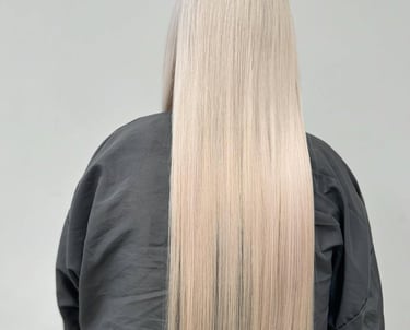 blonde hair extensions in hull by hairlabuk