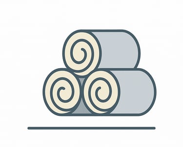 Find insulation volume and packs needed for walls, roofs, and floors. | Nour Nagy