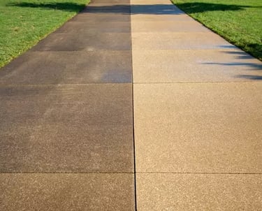 driveway pressure washing in Keller