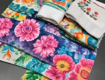 a bunch of colorful flowers on a table