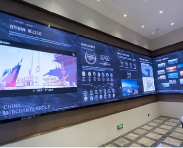Indoor advertising conference display screen