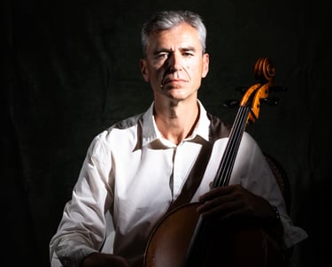 Portrait studio musicien