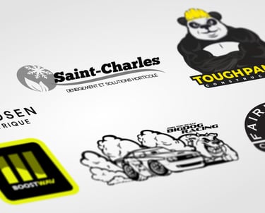 Logo design branding fresh unique style